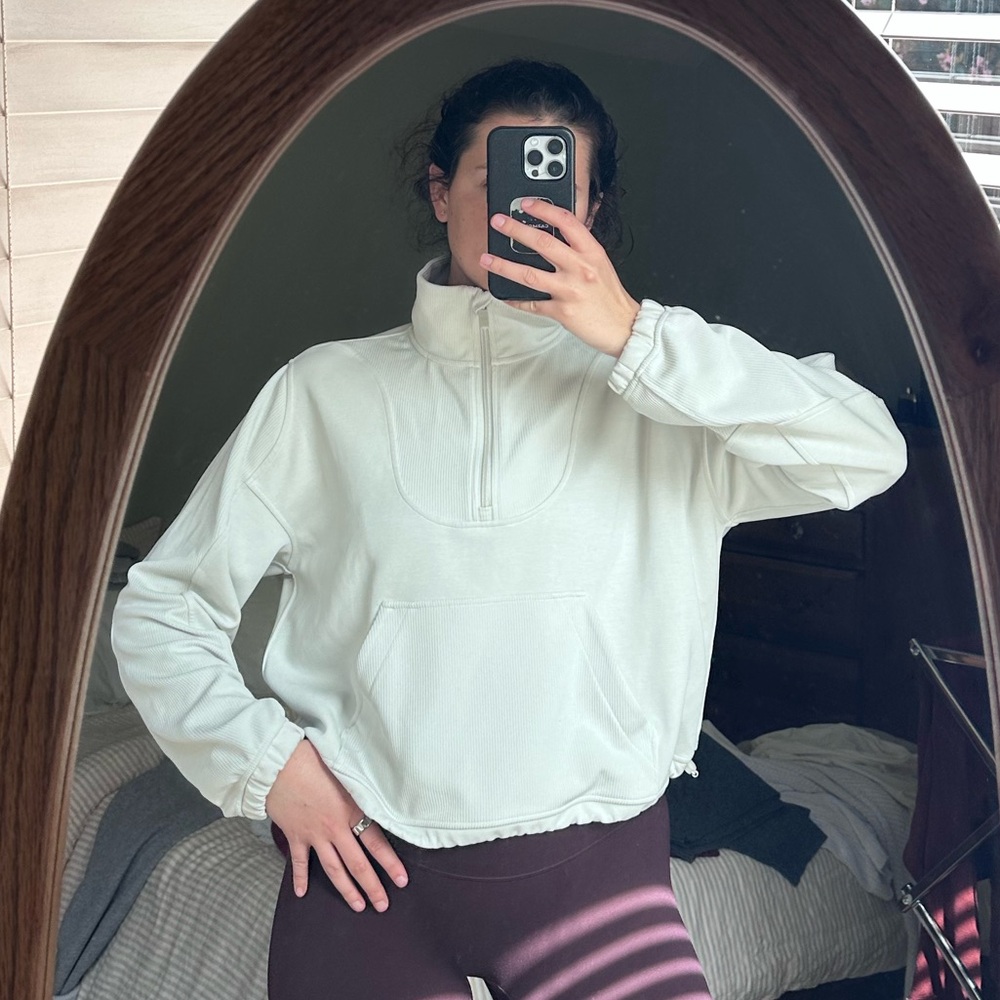 Lululemon Soft Stream Half Zip - Size 8/10